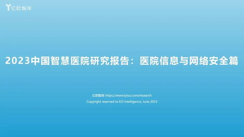 2023中國智慧醫(yī)院網(wǎng)絡(luò)與信息安全軟件開發(fā)研究報(bào)告